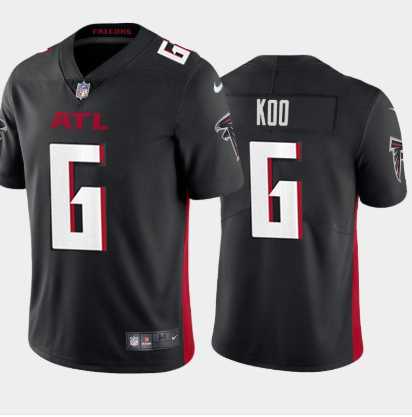 Men & Women & Youth Atlanta Falcons #6 Younghoe Koo New Black Vapor Untouchable Limited Stitched Jersey->atlanta falcons->NFL Jersey